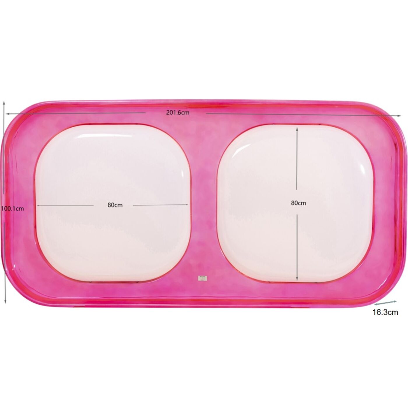 Светильник подвесной Cloud Beam Pink 202cm