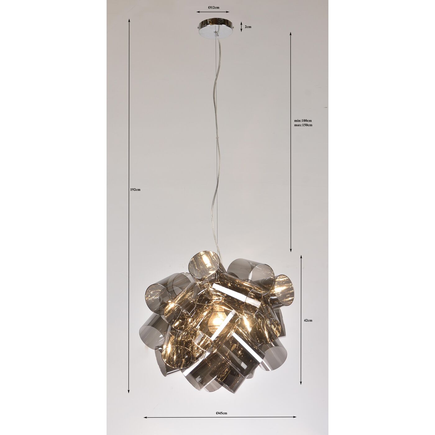 Светильник подвесной Tubes Ø47cm