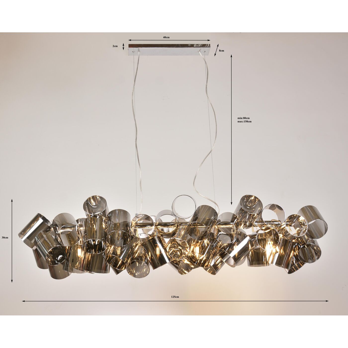 Светильник подвесной Tubes 125cm