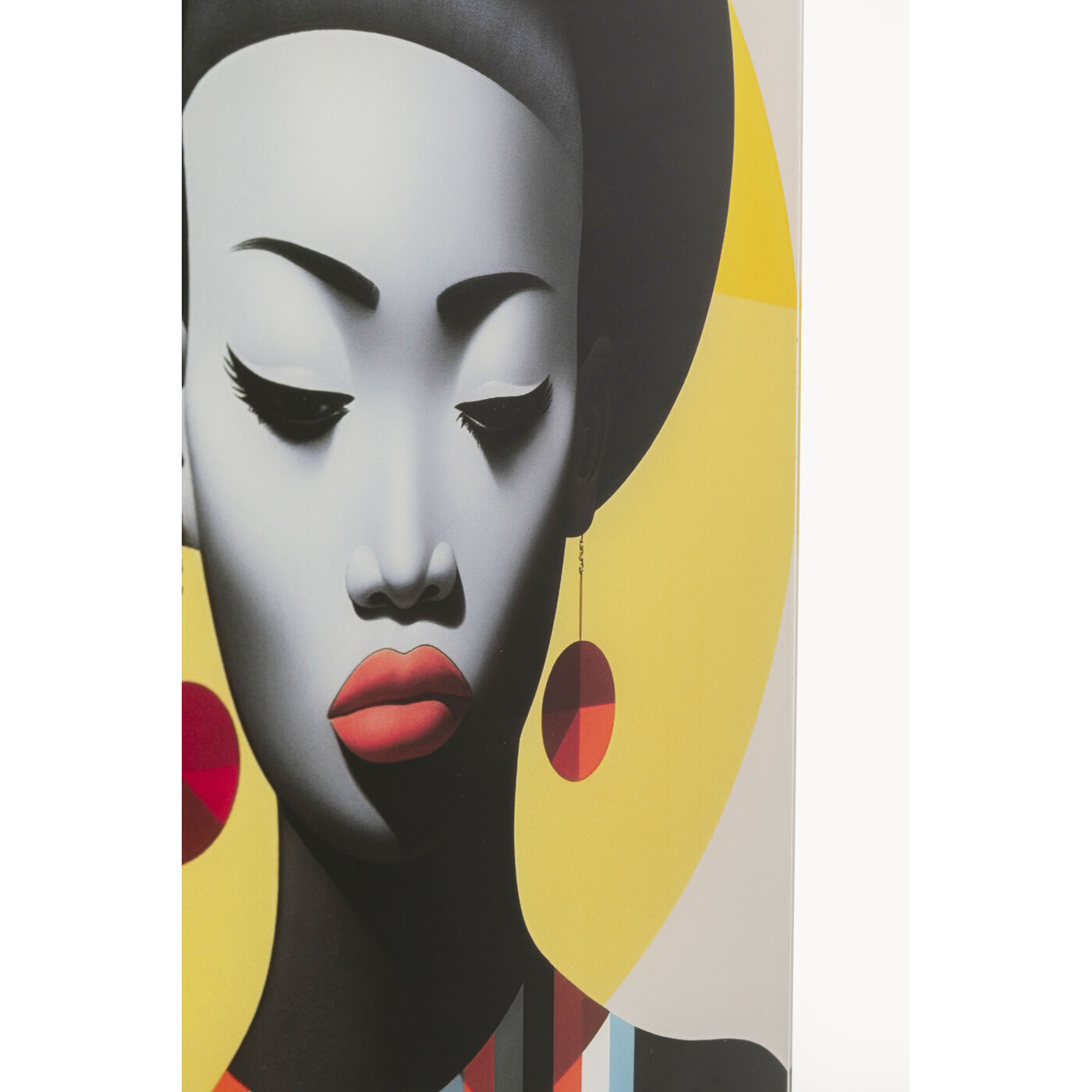 Картина стеклянная Muse Retro Lady 30x40cm (2/Set)