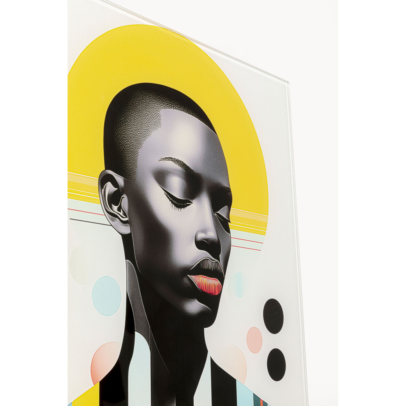 Картина стеклянная Muse Retro Lady 30x40cm (2/Set)