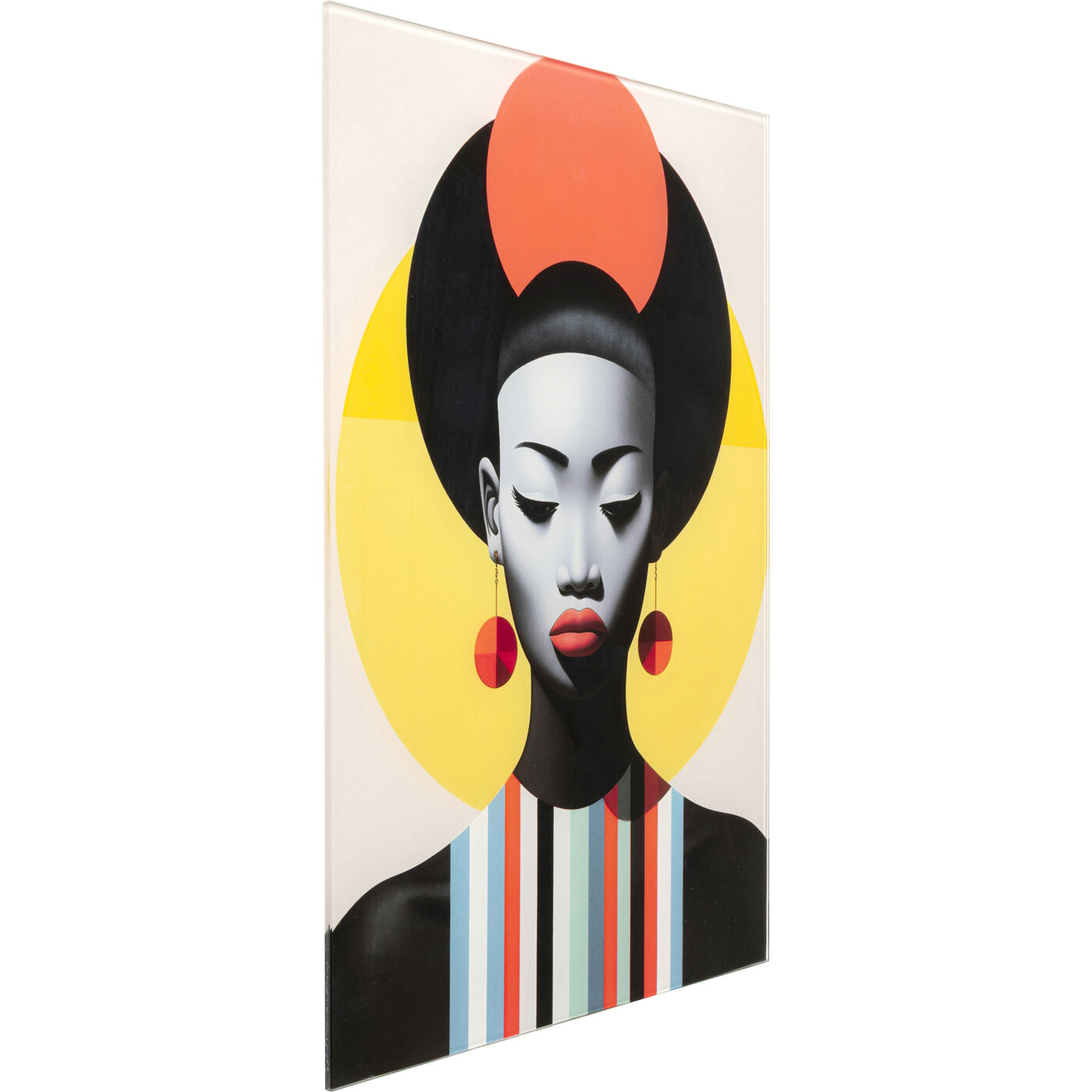 Картина стеклянная Muse Retro Lady 30x40cm (2/Set)