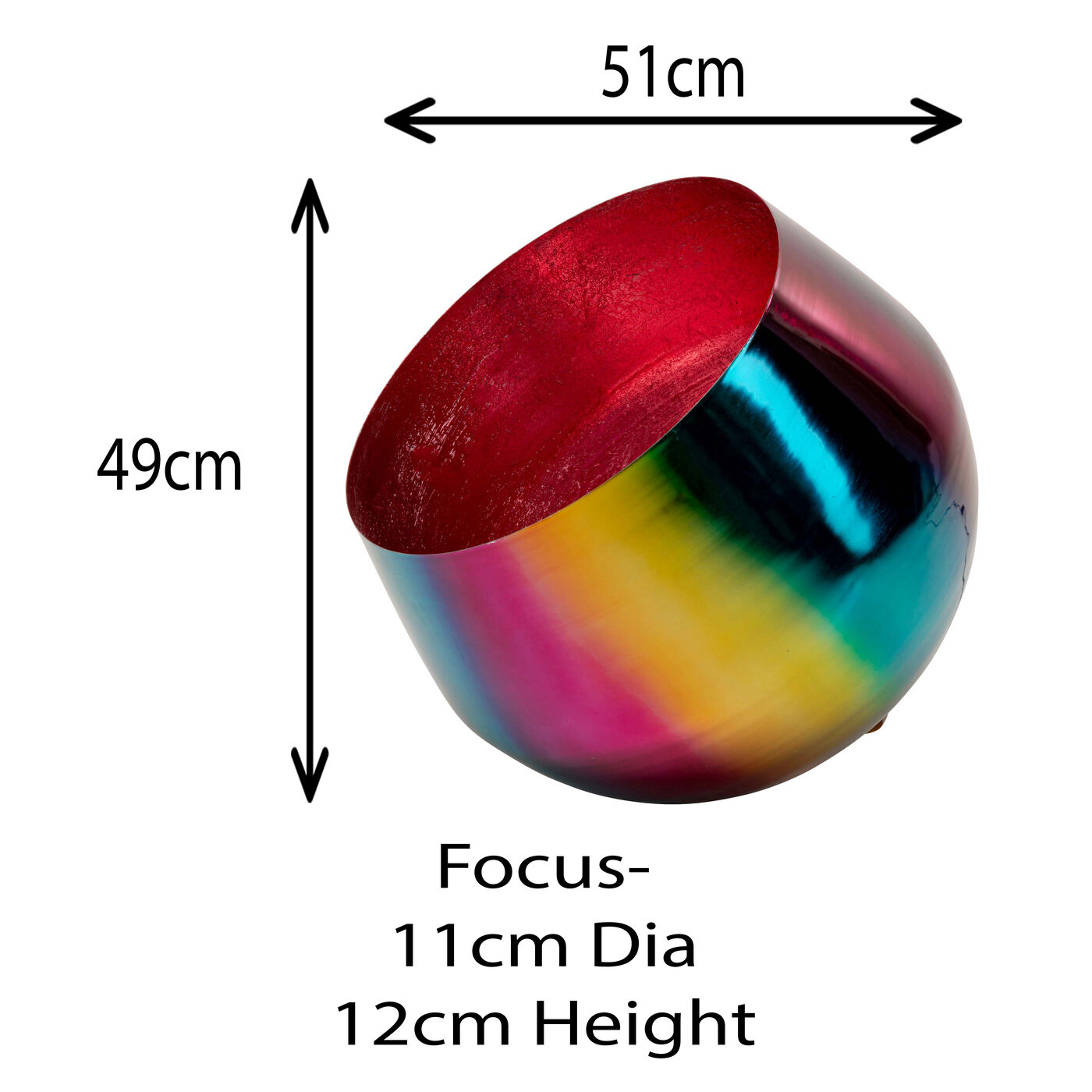Светильник напольный Rainbow Pink Ø51cm