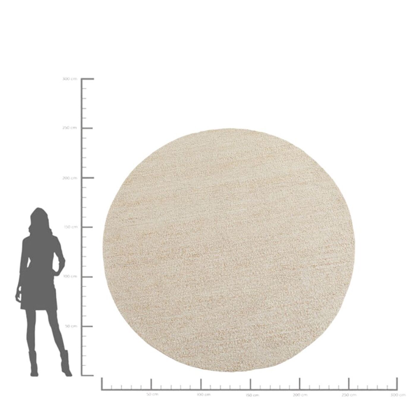 Ковер Boucara Cream Ø250cm