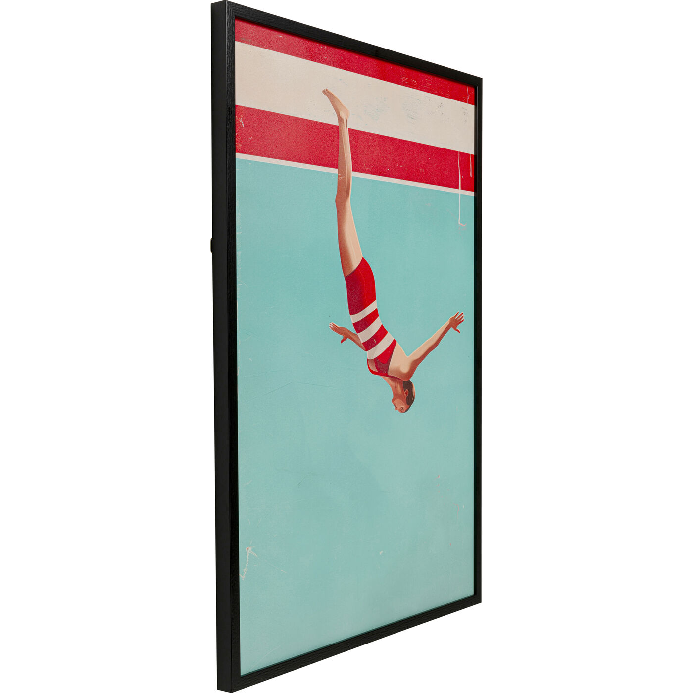 Картина в раме Jumping Girl Down 103x73cm