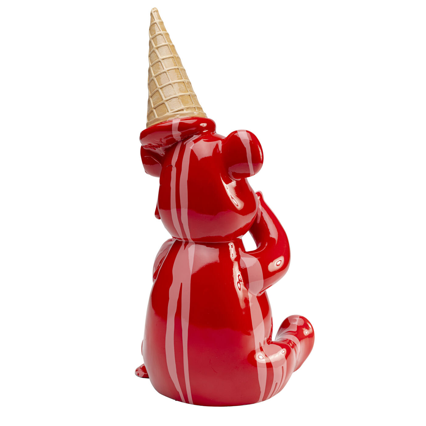 Фигура декоративная Sitting Gelato Bear Red 37cm
