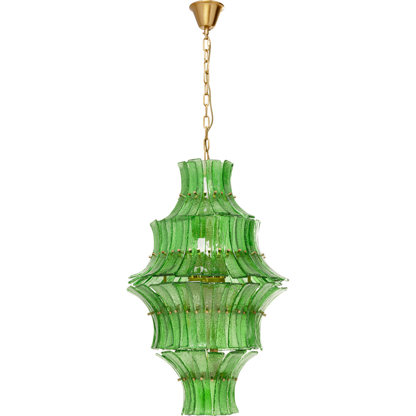 Светильник подвесной Venezia Double Green Ø53cm