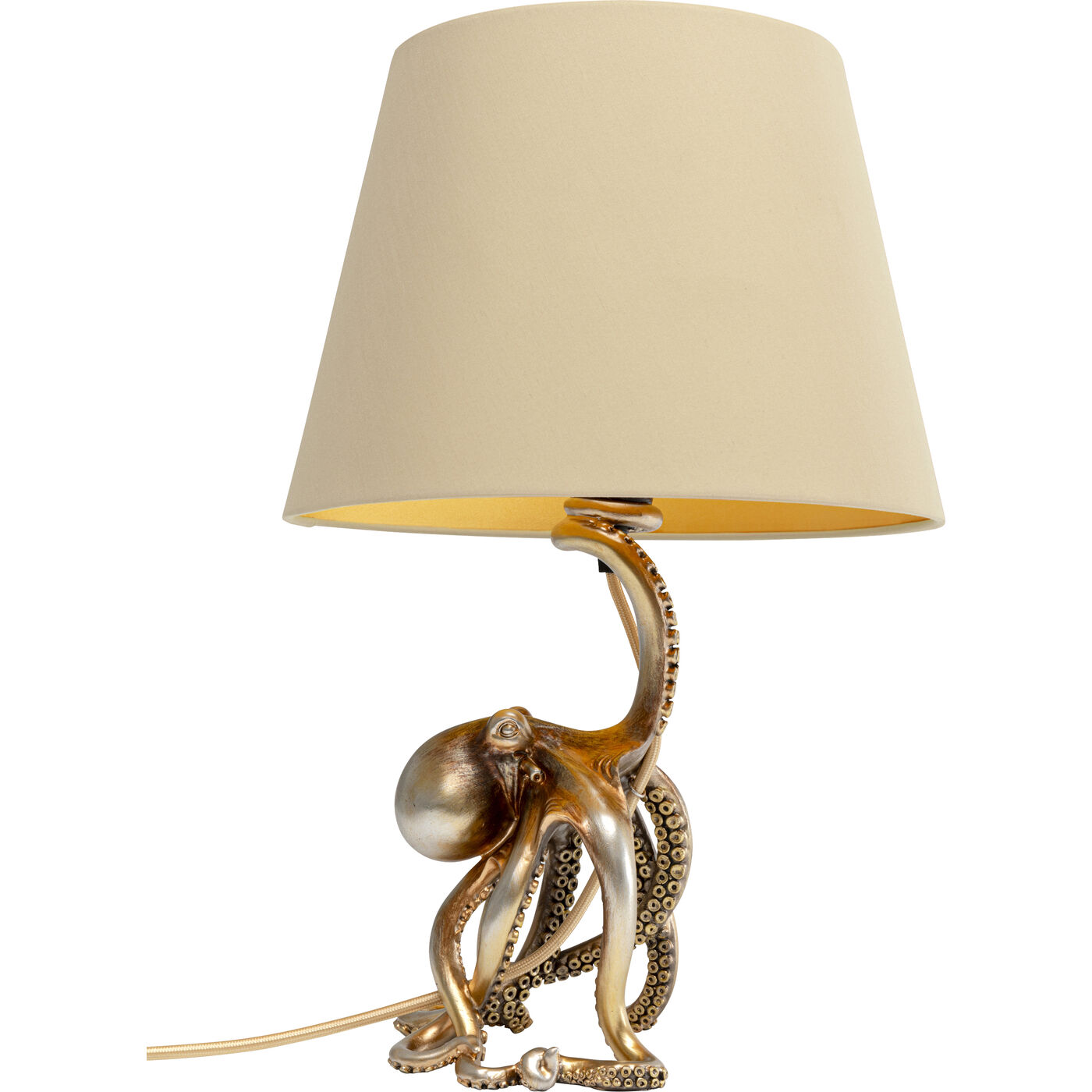 Светильник настольный Octopus Gold 44cm