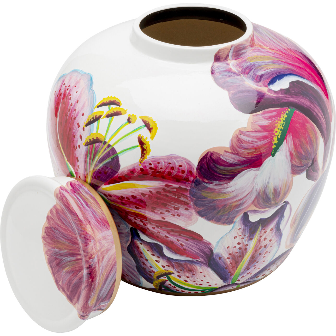 Банка декоративная Lillies Pink Ø27cm