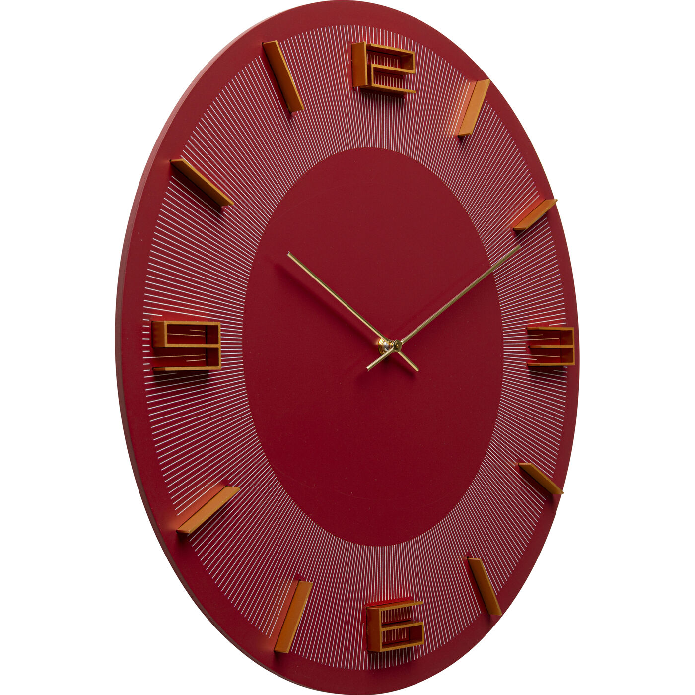 Часы настенные Leonardo Red/Gold Ø49cm