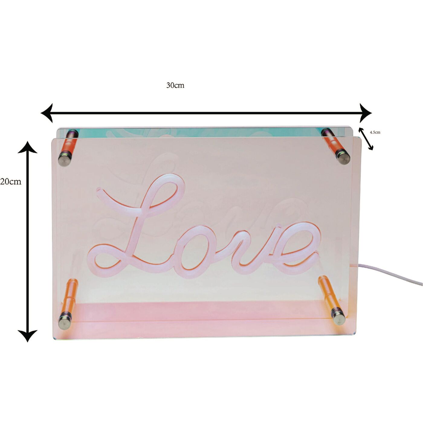 Светильник настольный LED Font LOVE