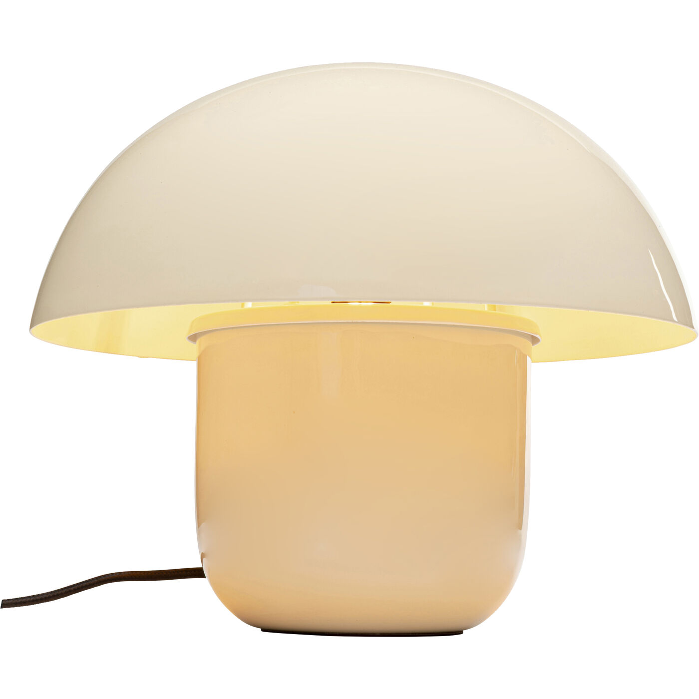 Светильник настольный Mushroom Shiny Ecru 27cm
