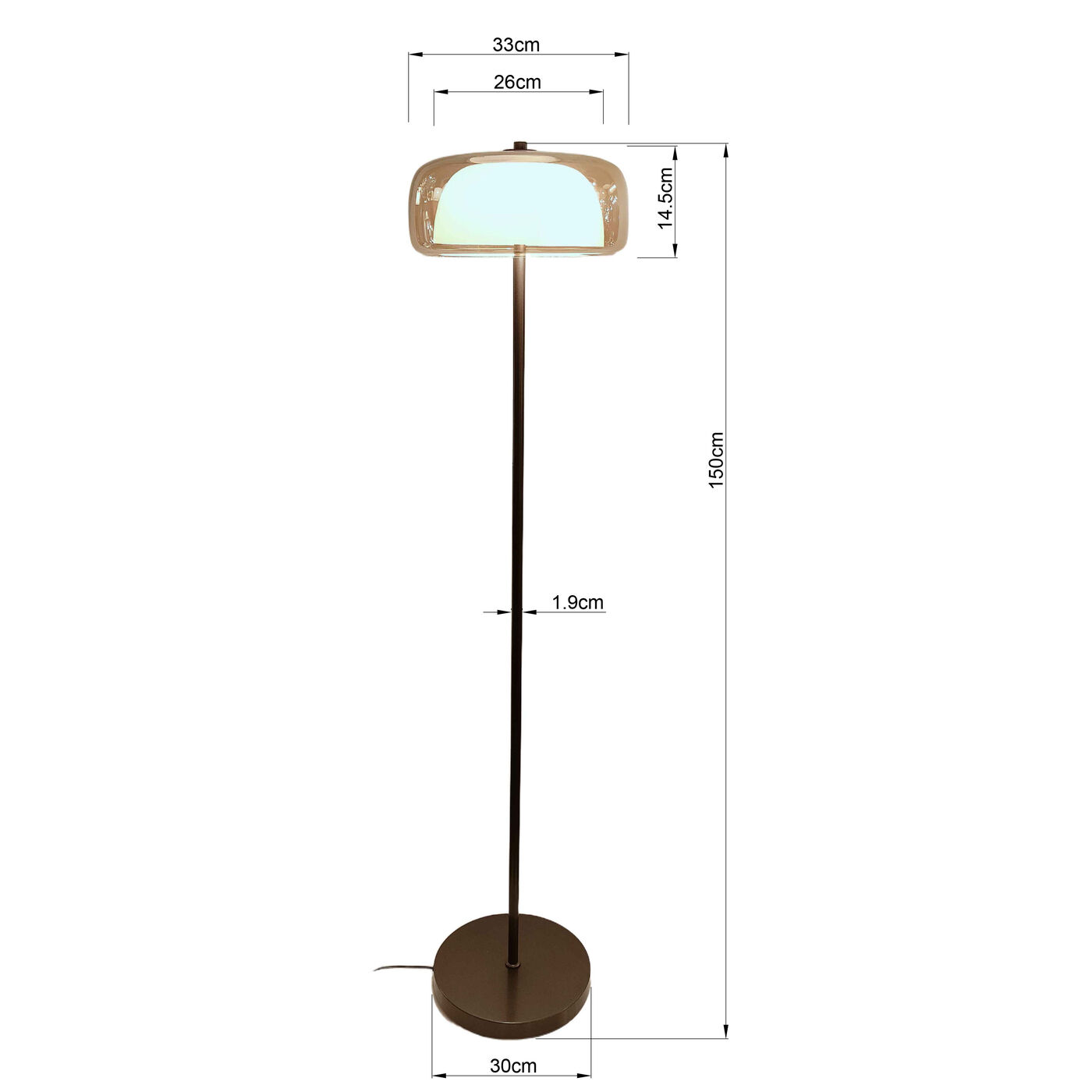 Светильник напольный Shield 150cm