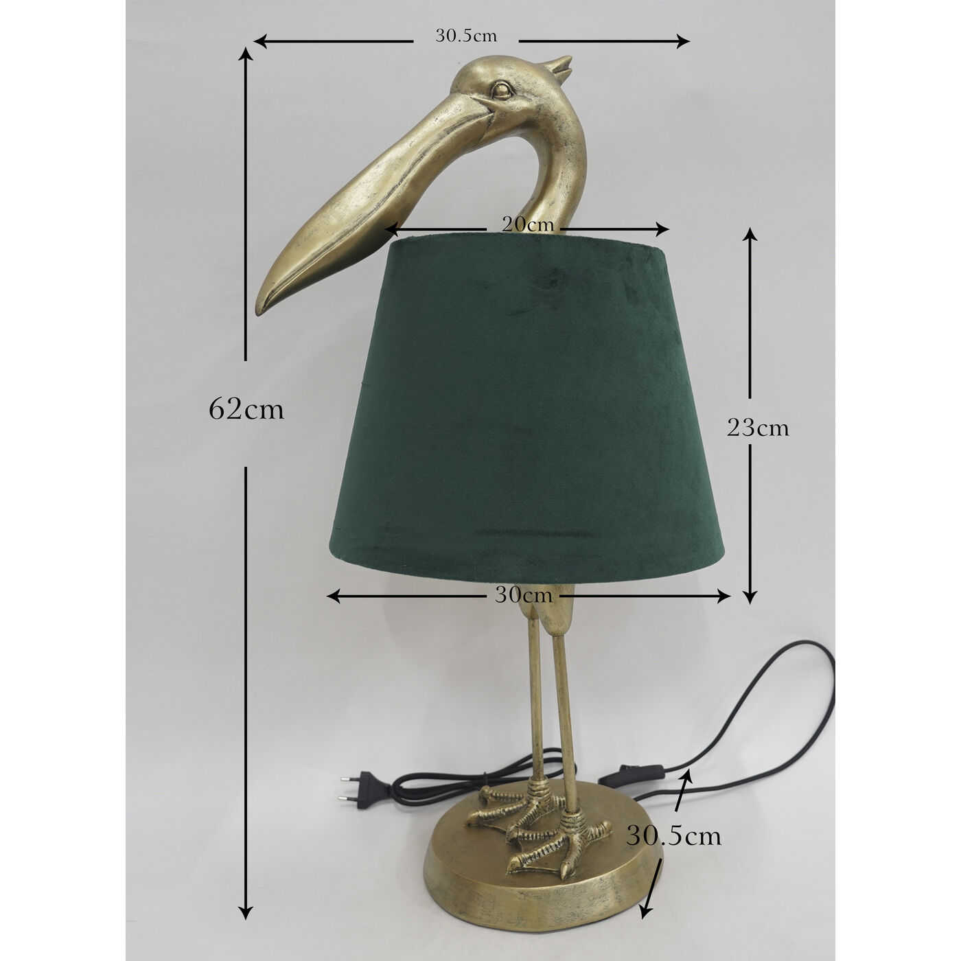 Светильник настольный Pelican 62cm