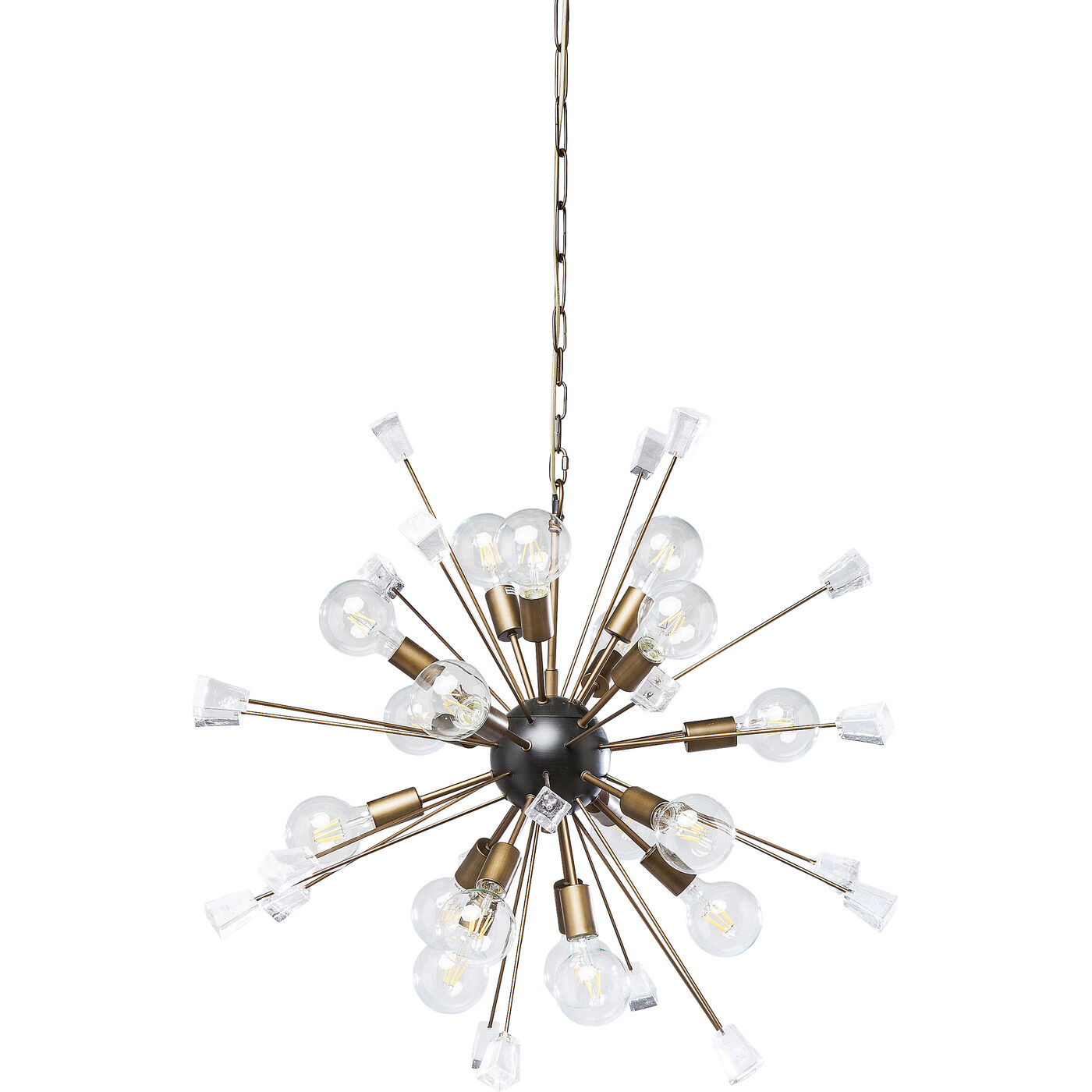 Светильник подвесной Crystal Bomb Brass Ø93 см