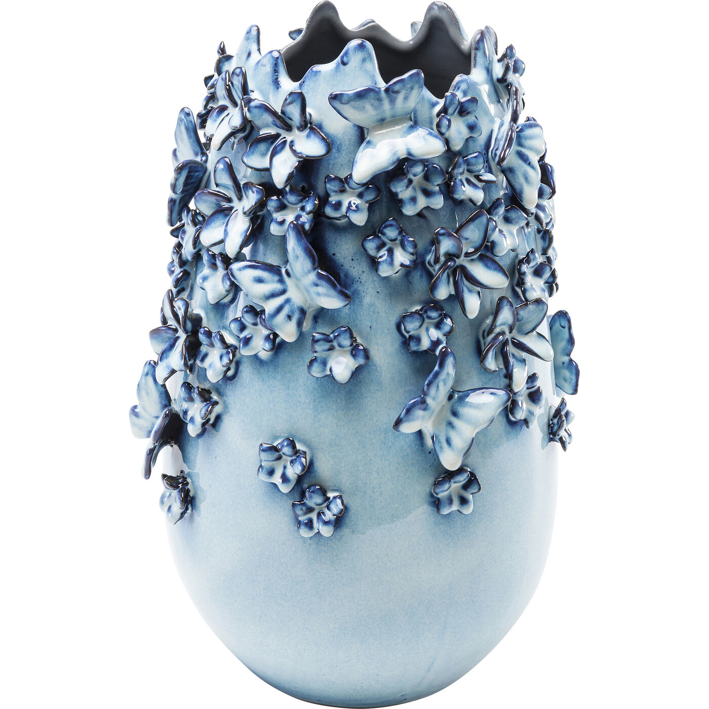 Ваза Butterflies Lightblue 35 см
