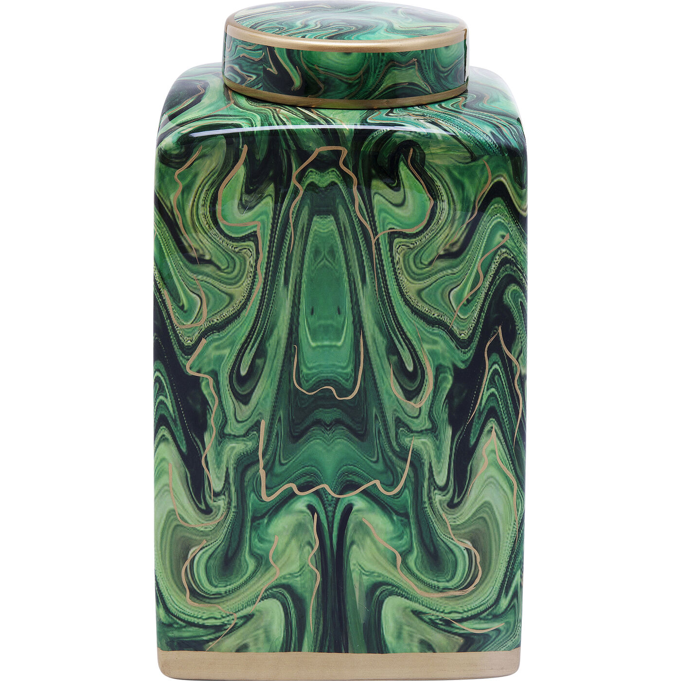 Банка декоративная Malachite 42см