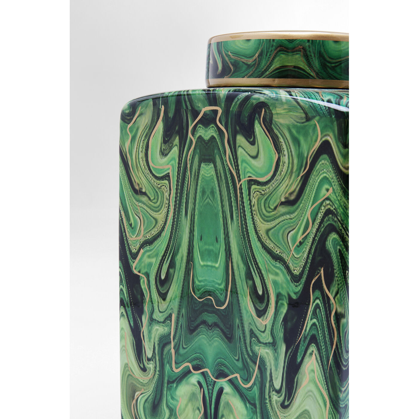Банка декоративная Malachite 42см