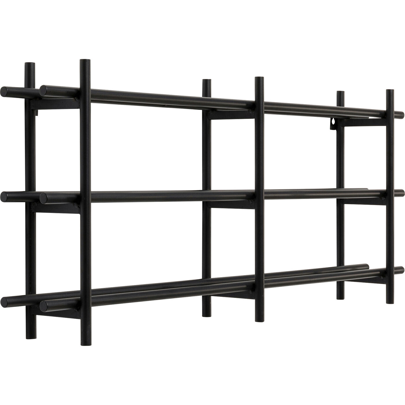 Винная полка Cape Town Black 80x34cm