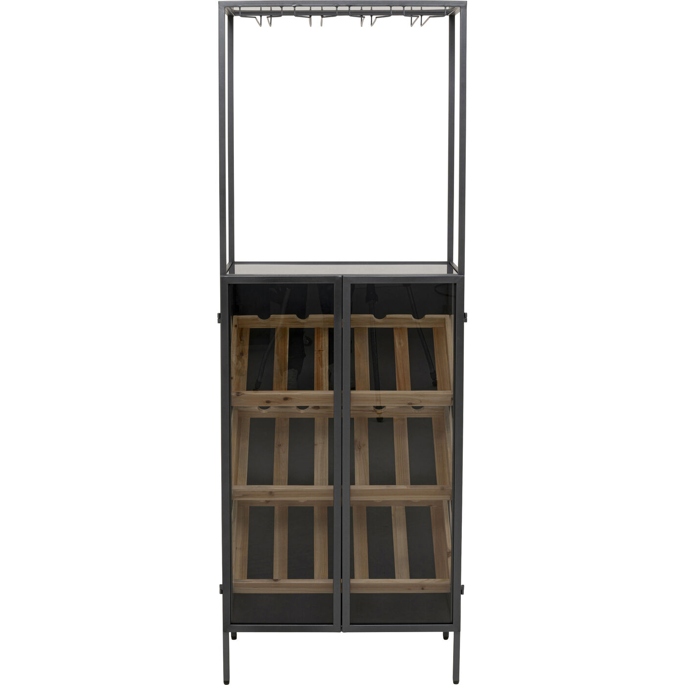 Винная полка Lisboa Bar Black 60x170cm