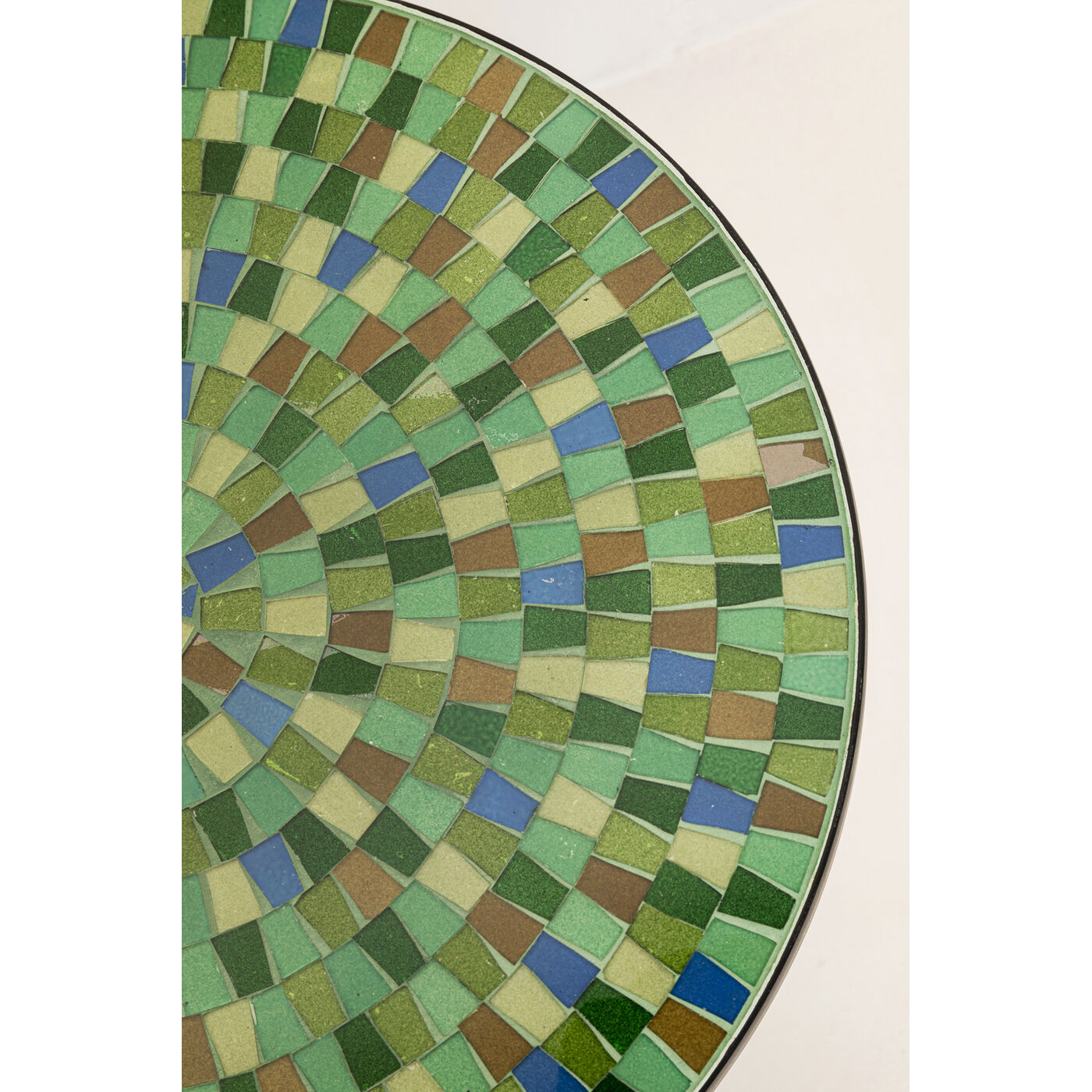 Приставной стол Clack Mosaic Green Blue Ø35cm