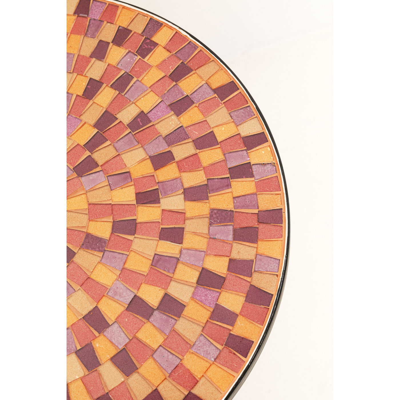 Приставной стол Clack Mosaic Red Ø35cm