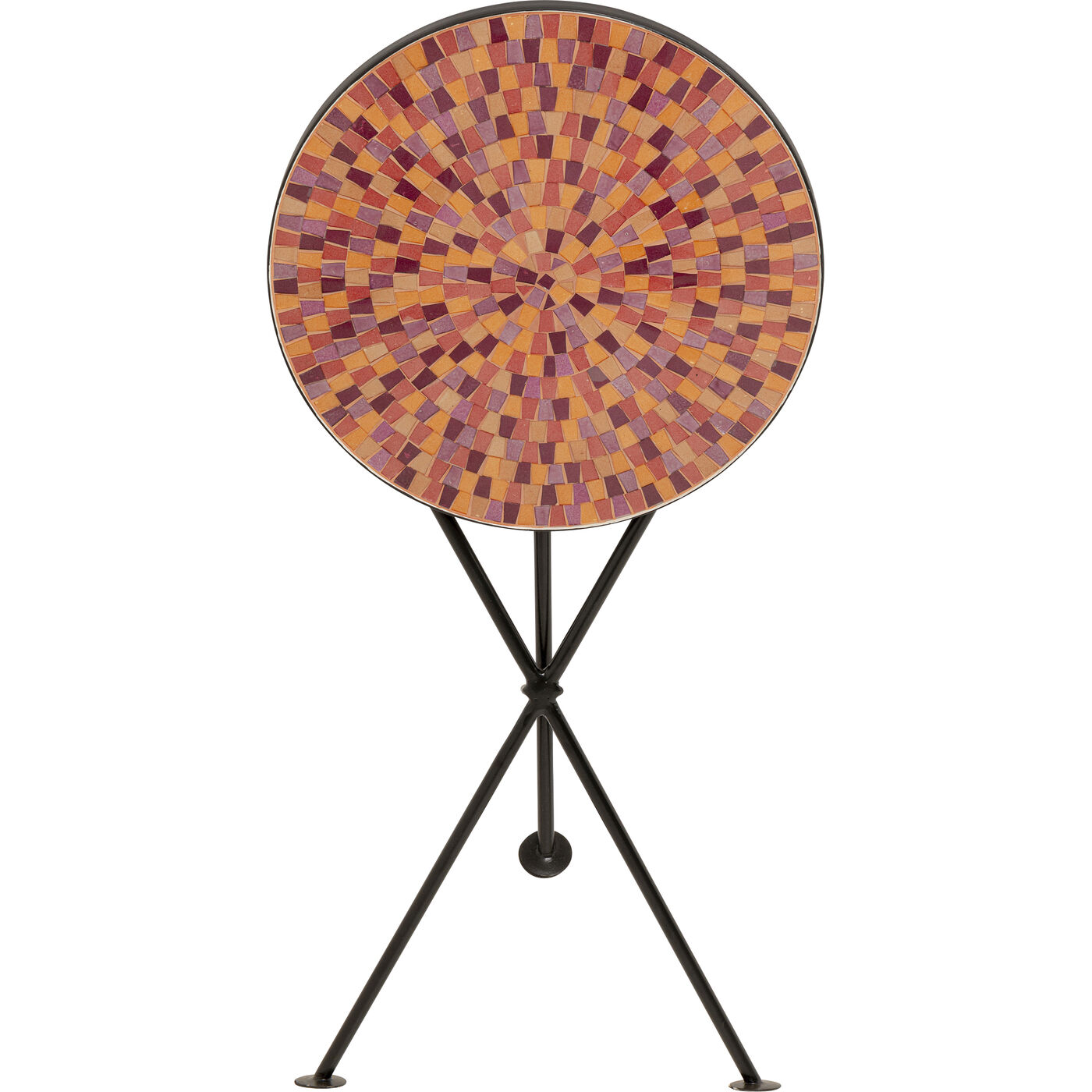 Приставной стол Clack Mosaic Red Ø35cm