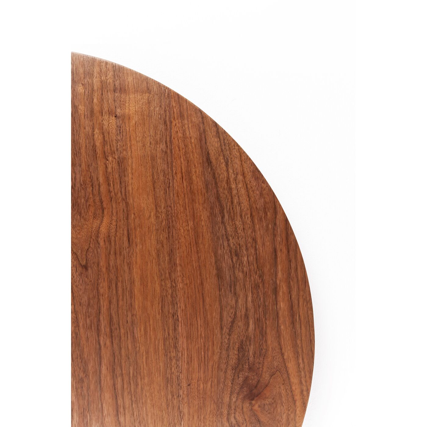 Стол Schickeria Walnut Print Black Ø80 см