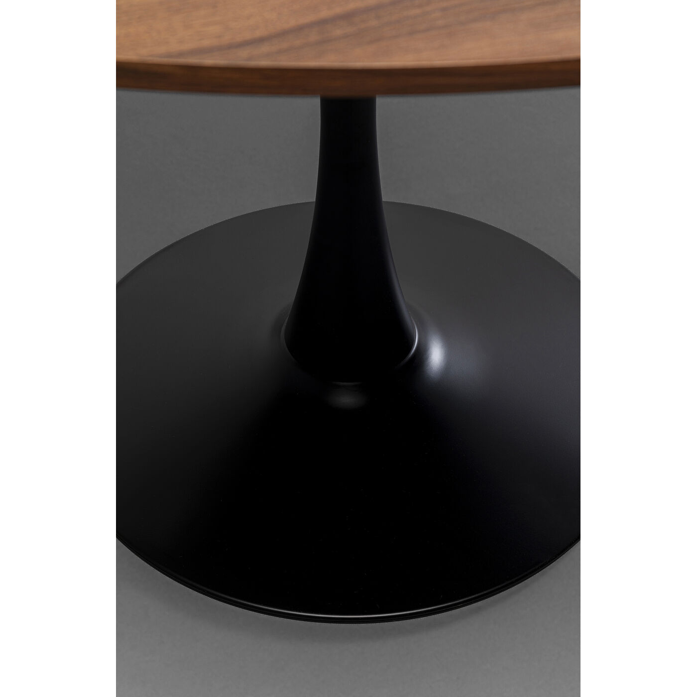 Стол кофейный Schickeria Walnut Black Ø80cm