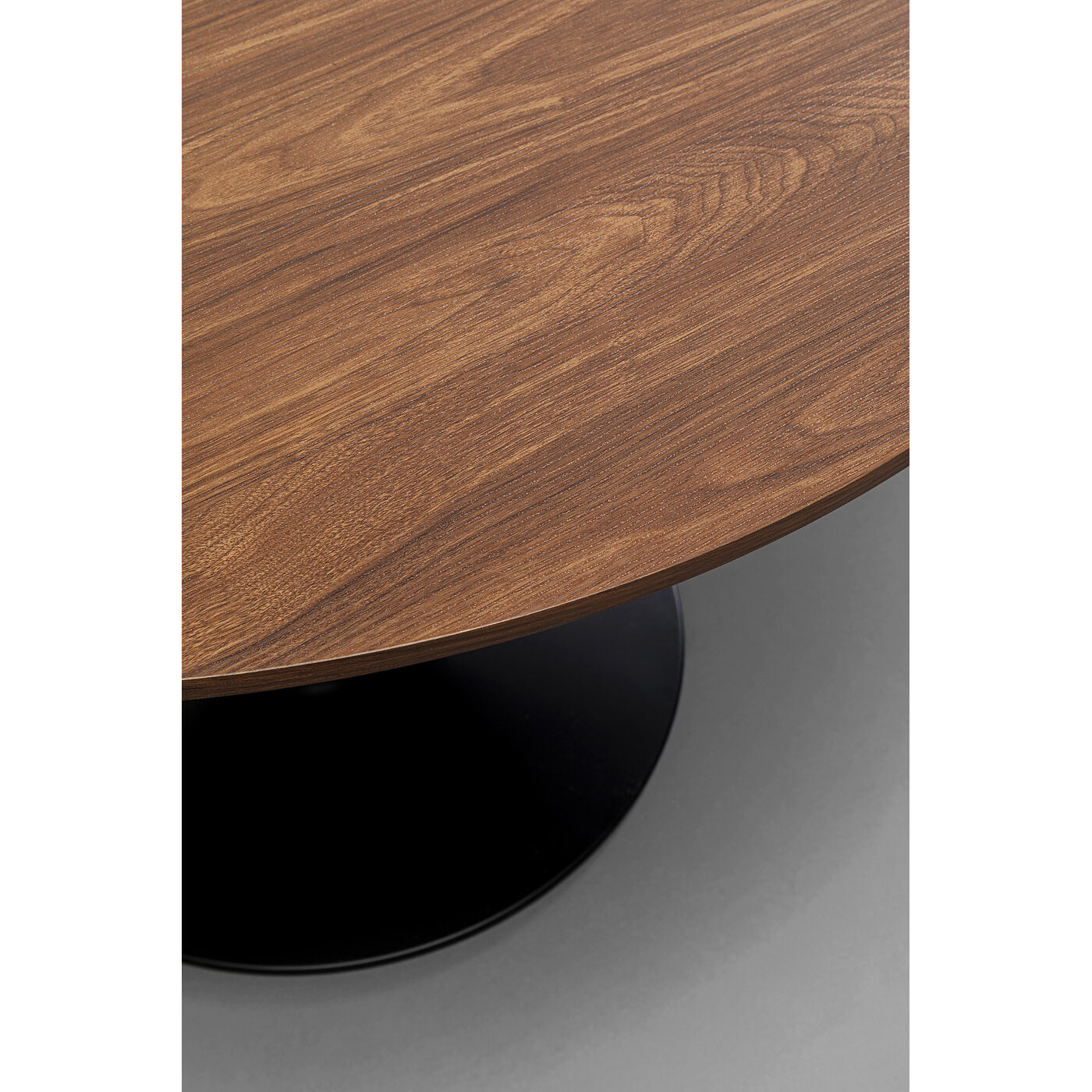 Стол кофейный Schickeria Walnut Black Ø110cm