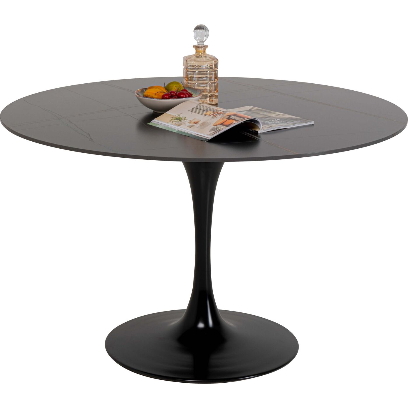 Стол Invitation Set Ceramic Black Black Ø120cm
