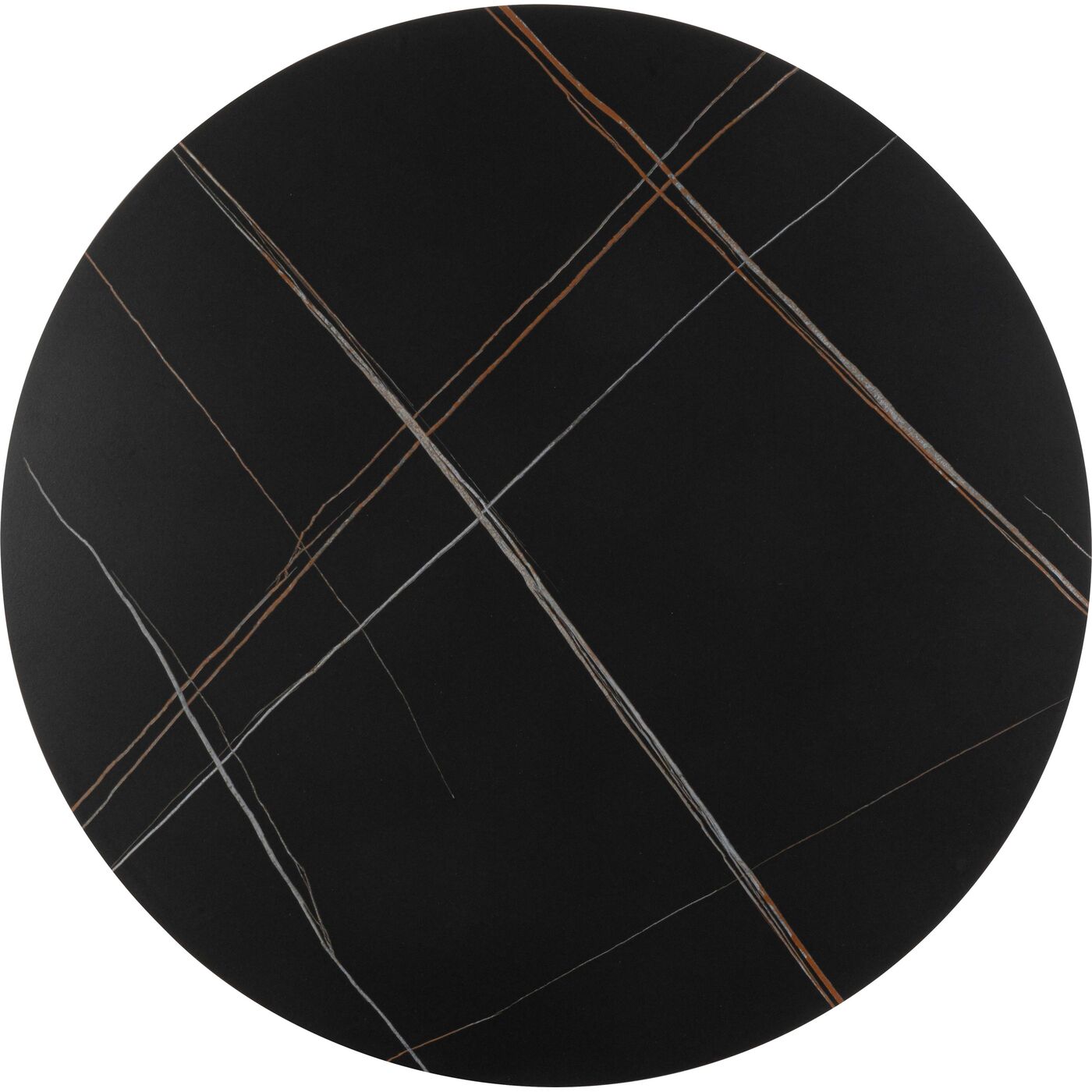 Стол Invitation Set Ceramic Black Black Ø120cm