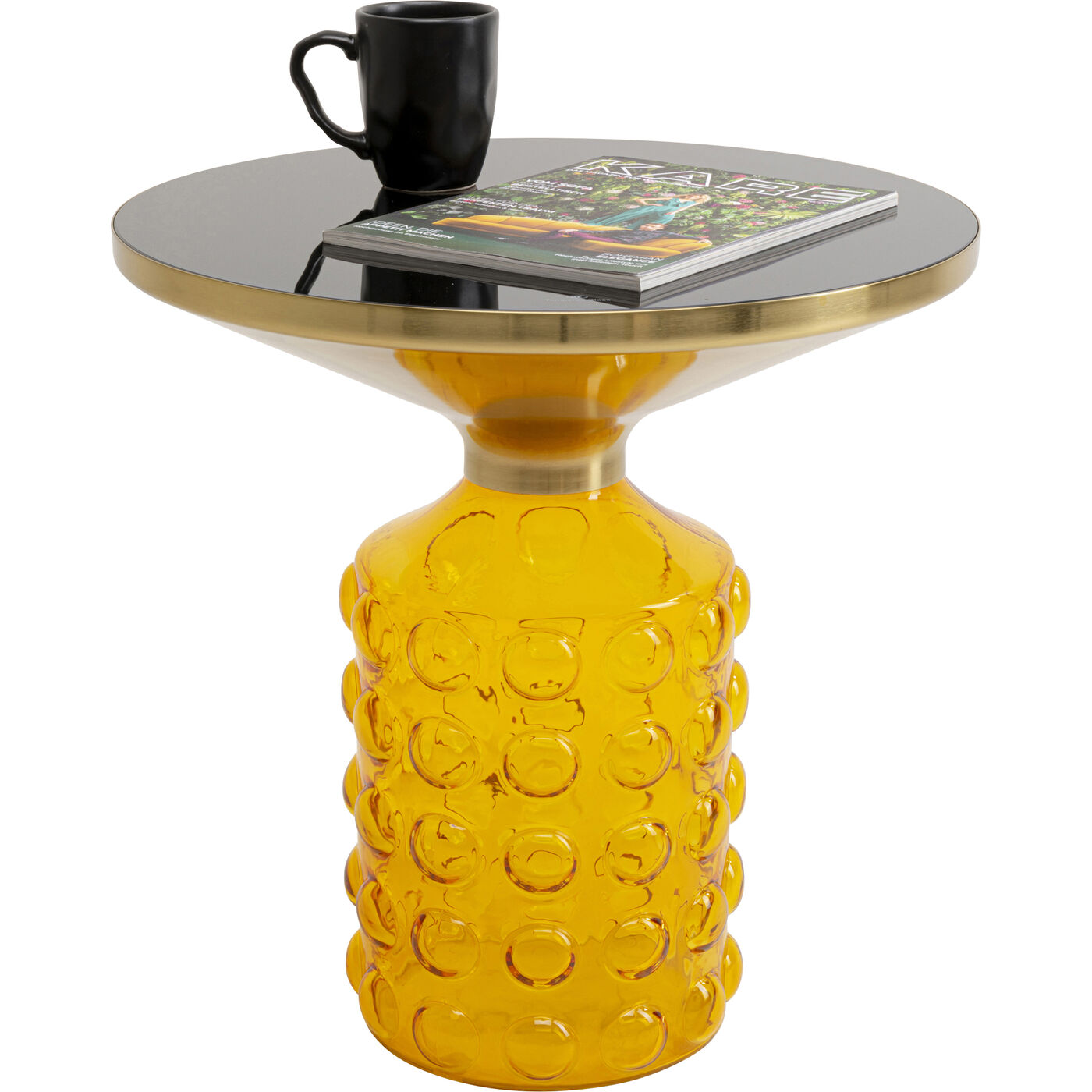 Стол приставной Lola Yellow Ø50cm