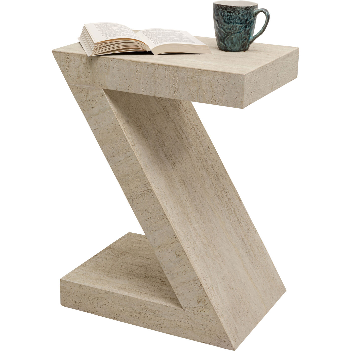 Стол приставной Luxury Z Travertine 60cm