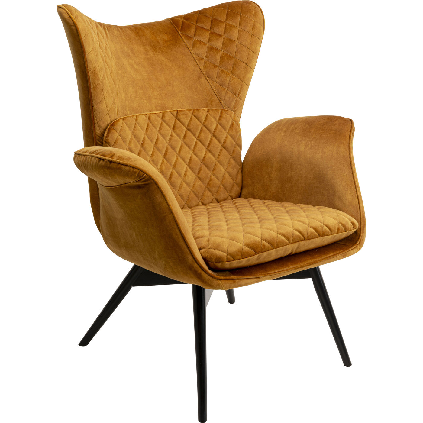Кресло Tudor Velvet Gold Brown