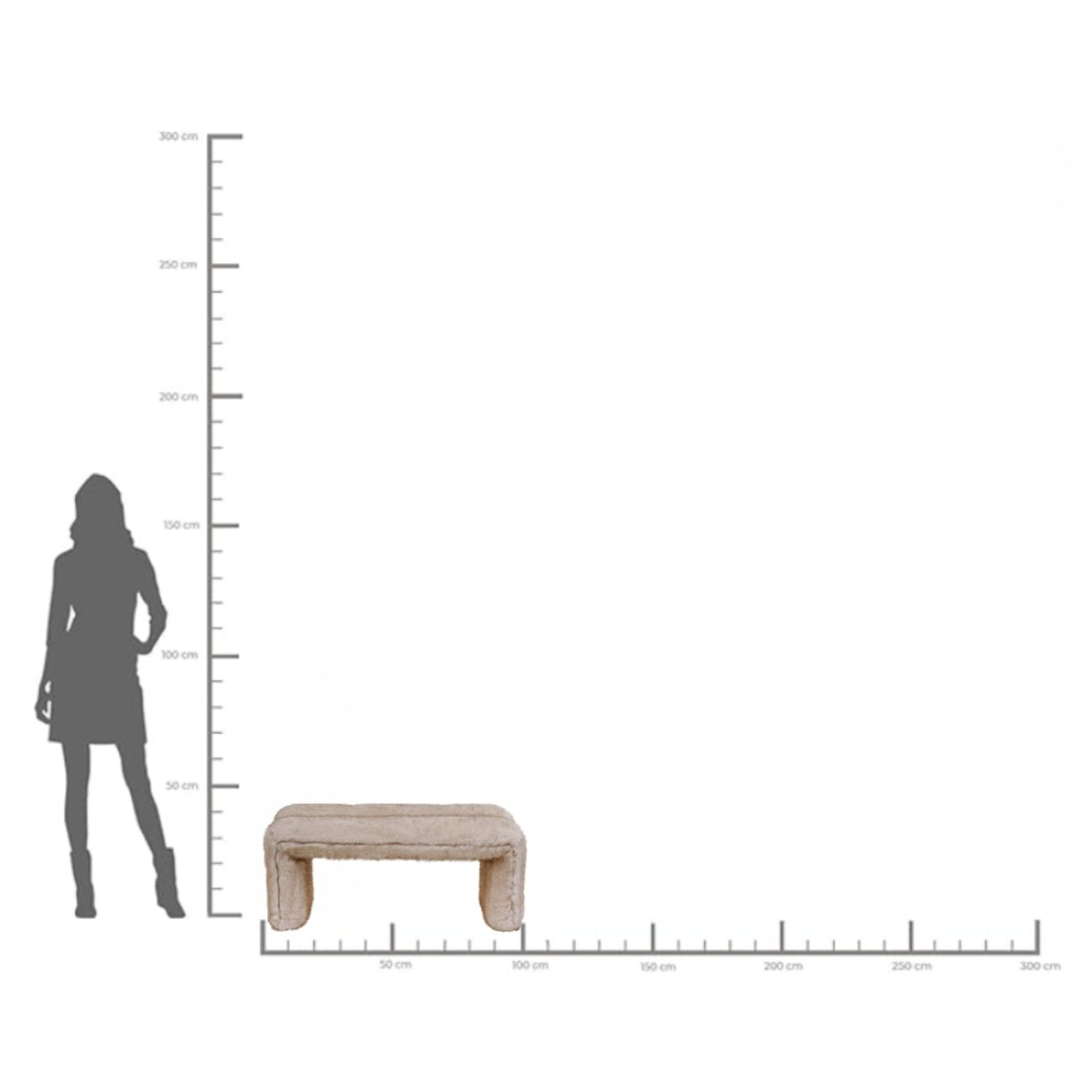 Скамья Lilja Soft 101cm