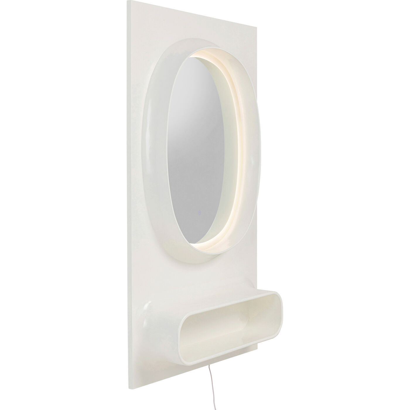 Зеркало настенное  KARE x Karim Rashid Aero LED White 80x141 см