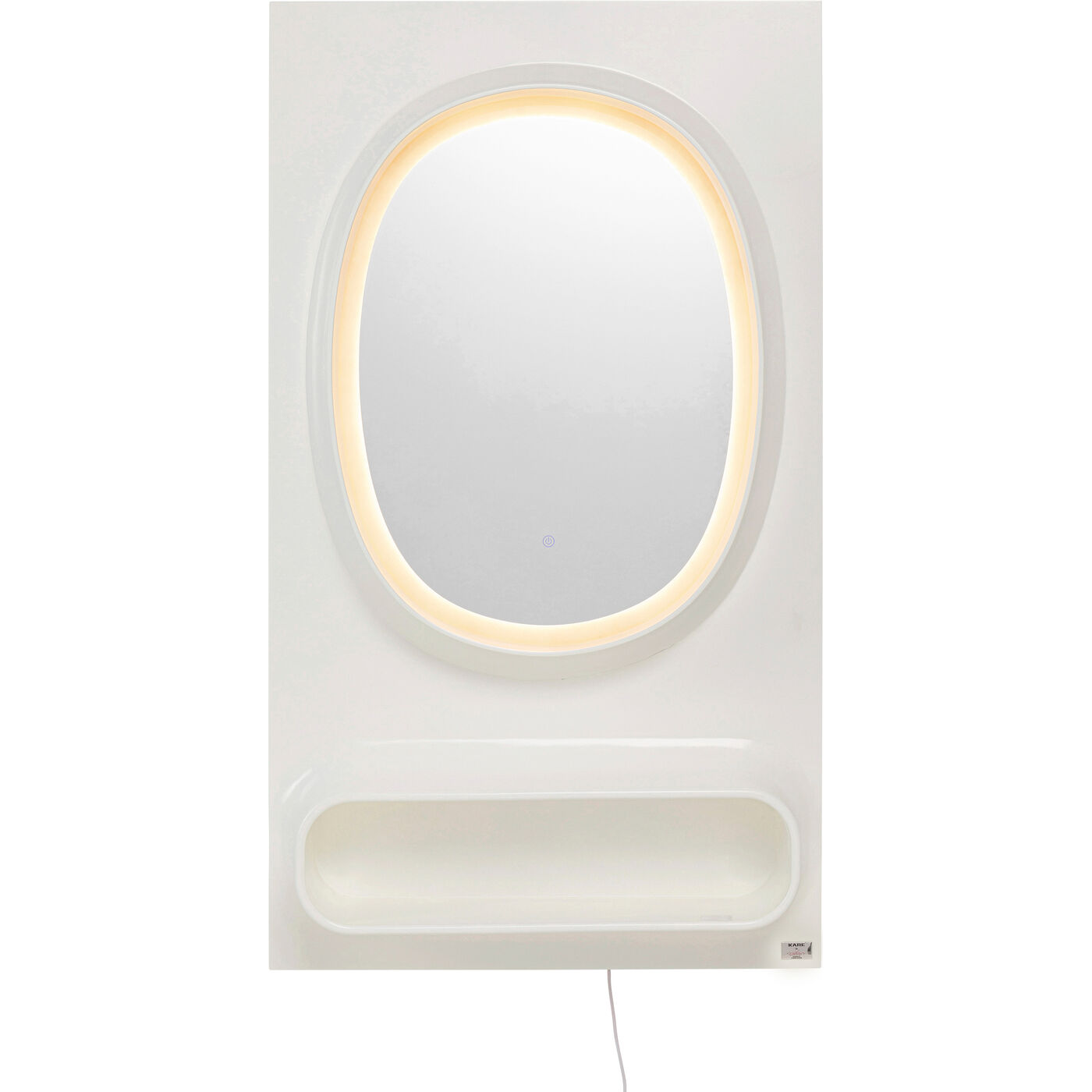 Зеркало настенное  KARE x Karim Rashid Aero LED White 80x141 см