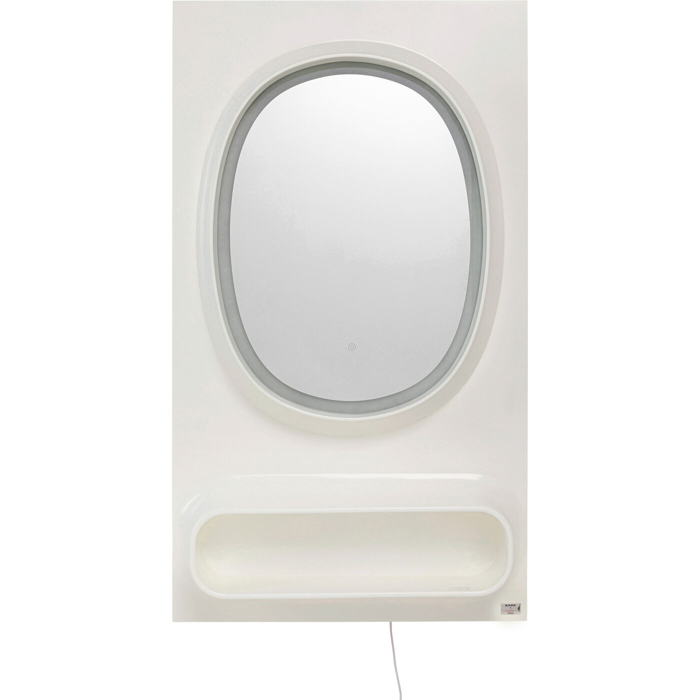 Зеркало настенное  KARE x Karim Rashid Aero LED White 80x141 см