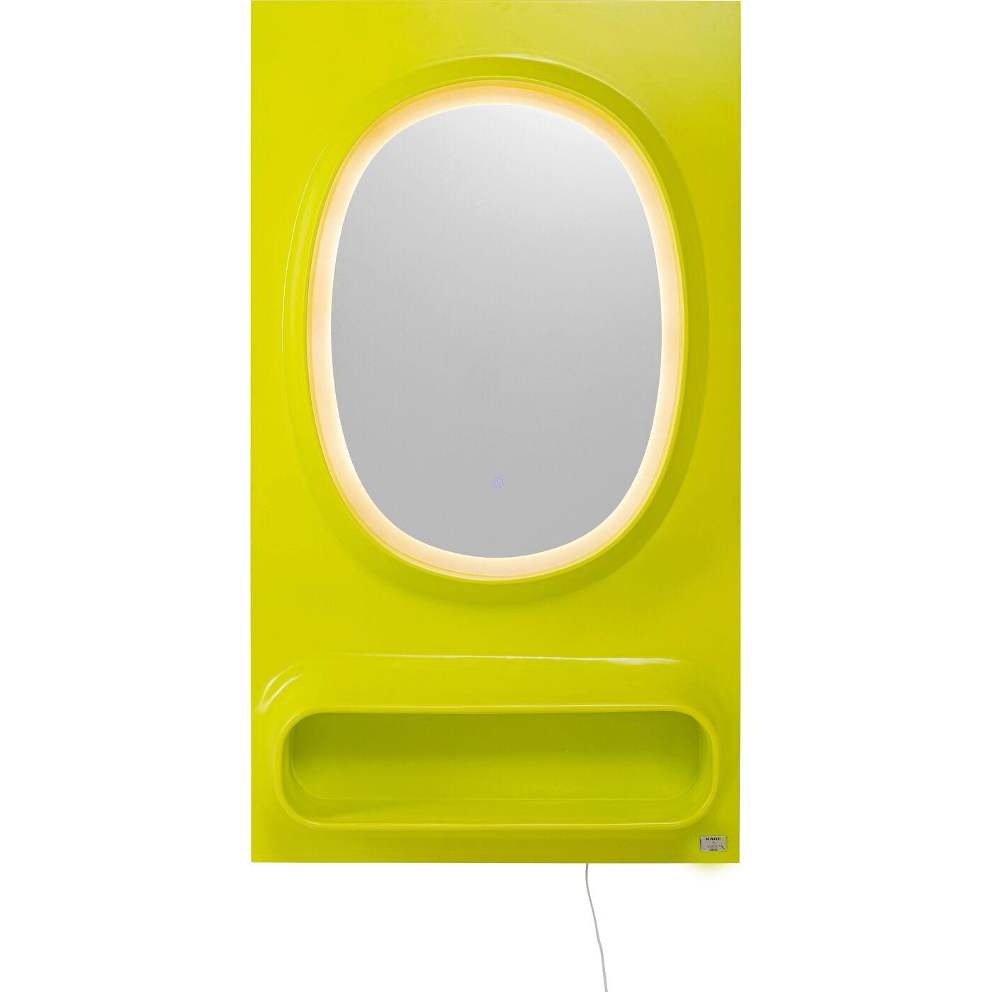 Зеркало настенное  KARE x Karim Rashid Aero LED Green 80x141 см