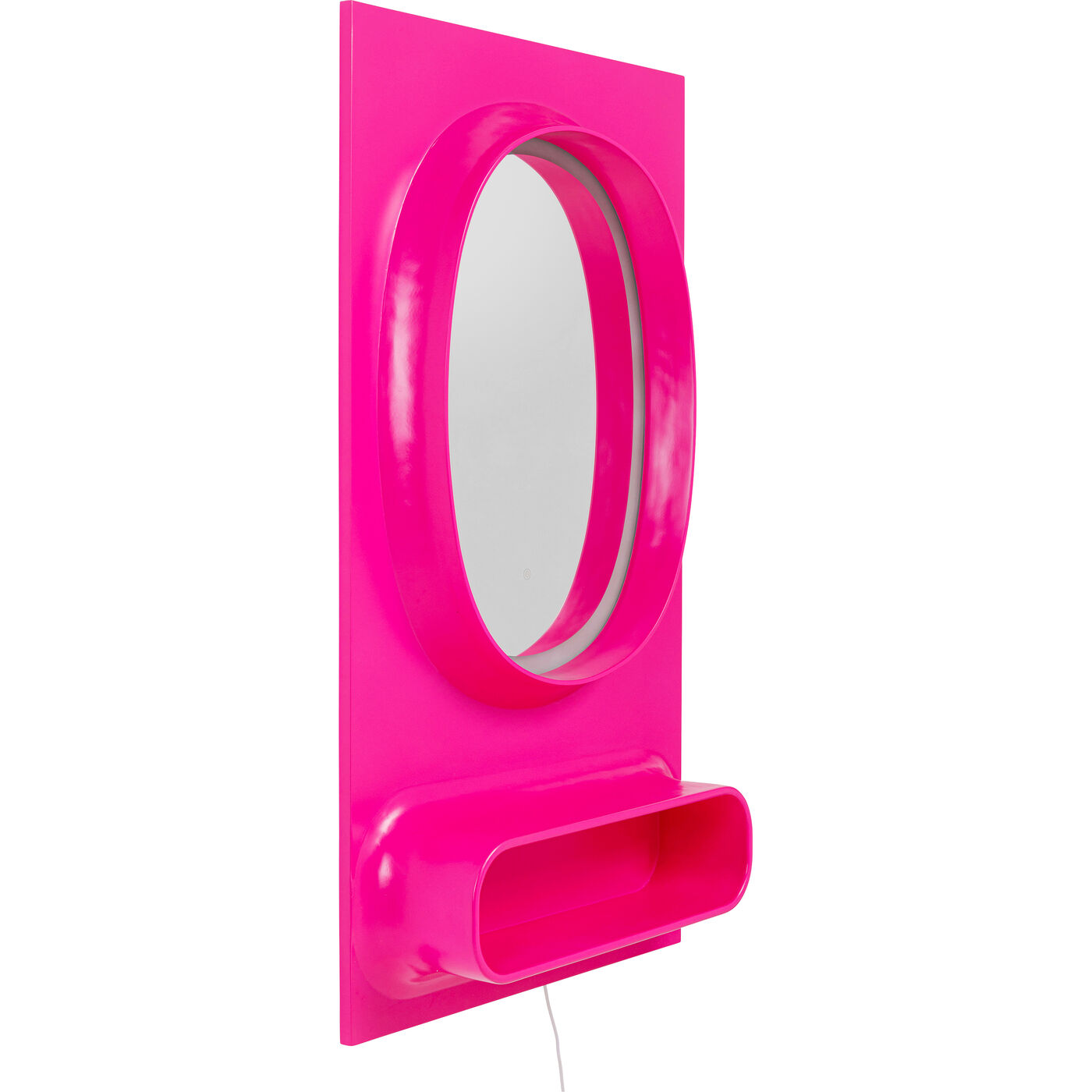 Зеркало настенное  KARE x Karim Rashid Aero LED Pink 80x141 см