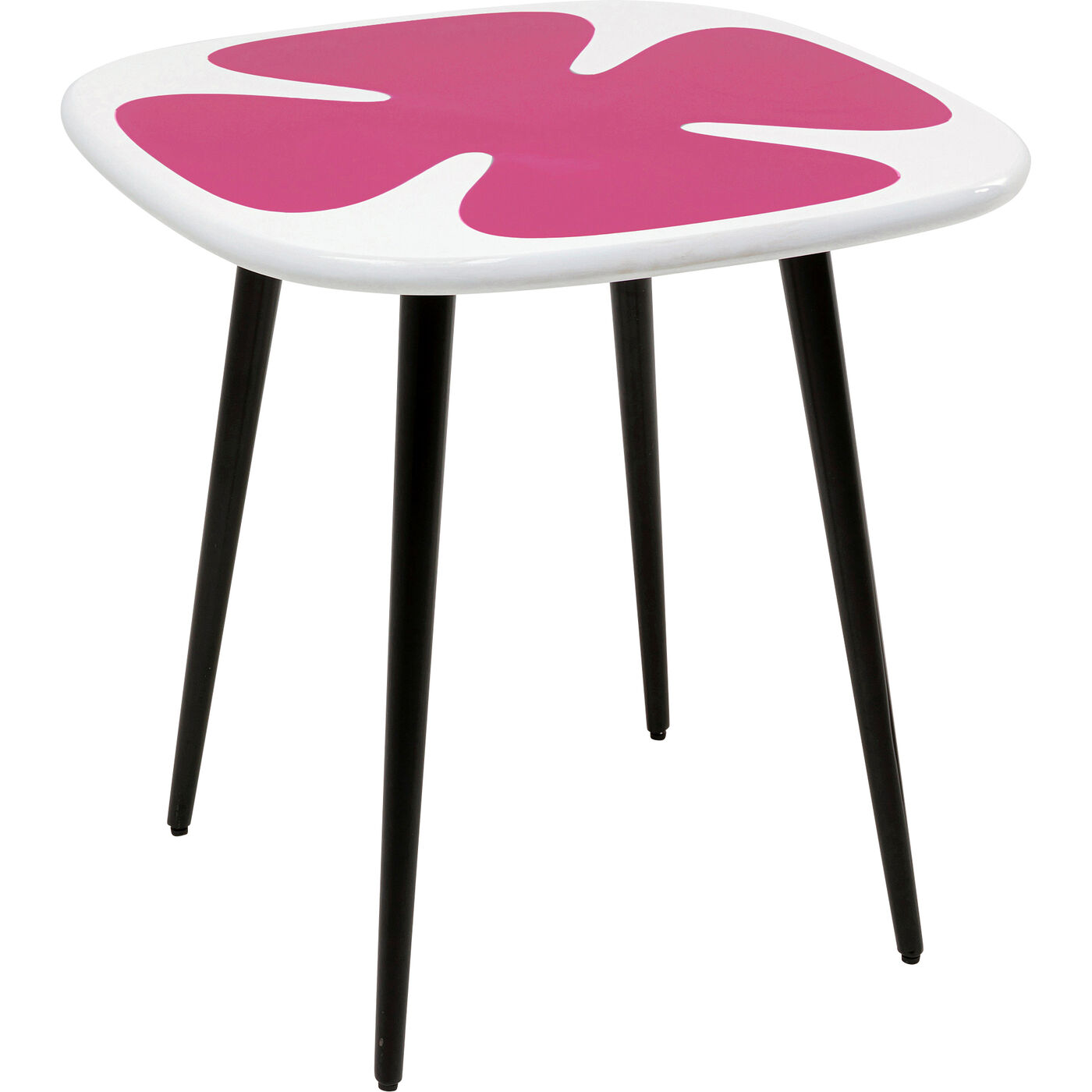 Стол приставной KARE x Karim Rashid Petal Pink 60x60 см