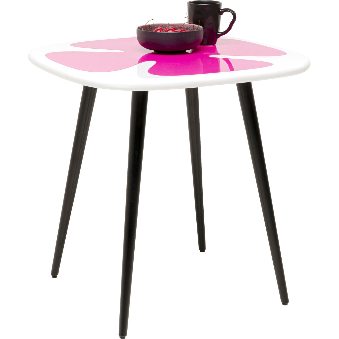 Стол приставной KARE x Karim Rashid Petal Pink 60x60 см