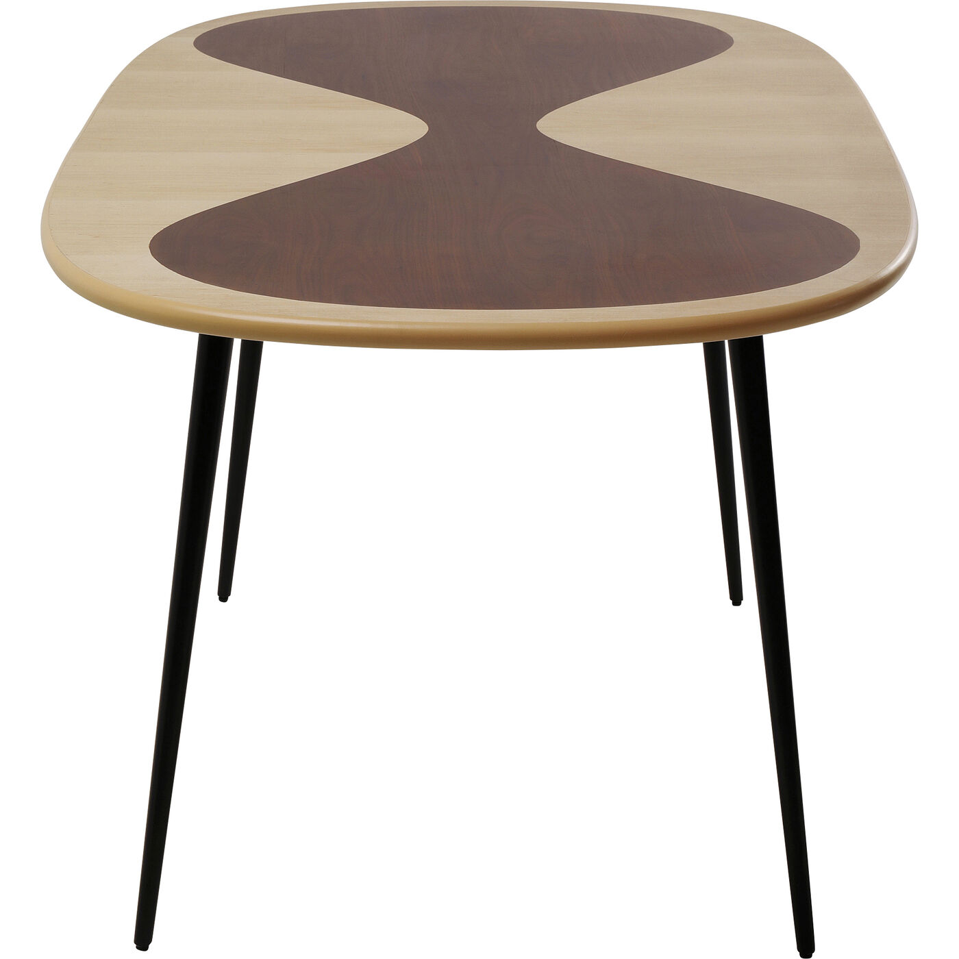 Стол KARE x Karim Rashid Petal Nature Black 150x90 см