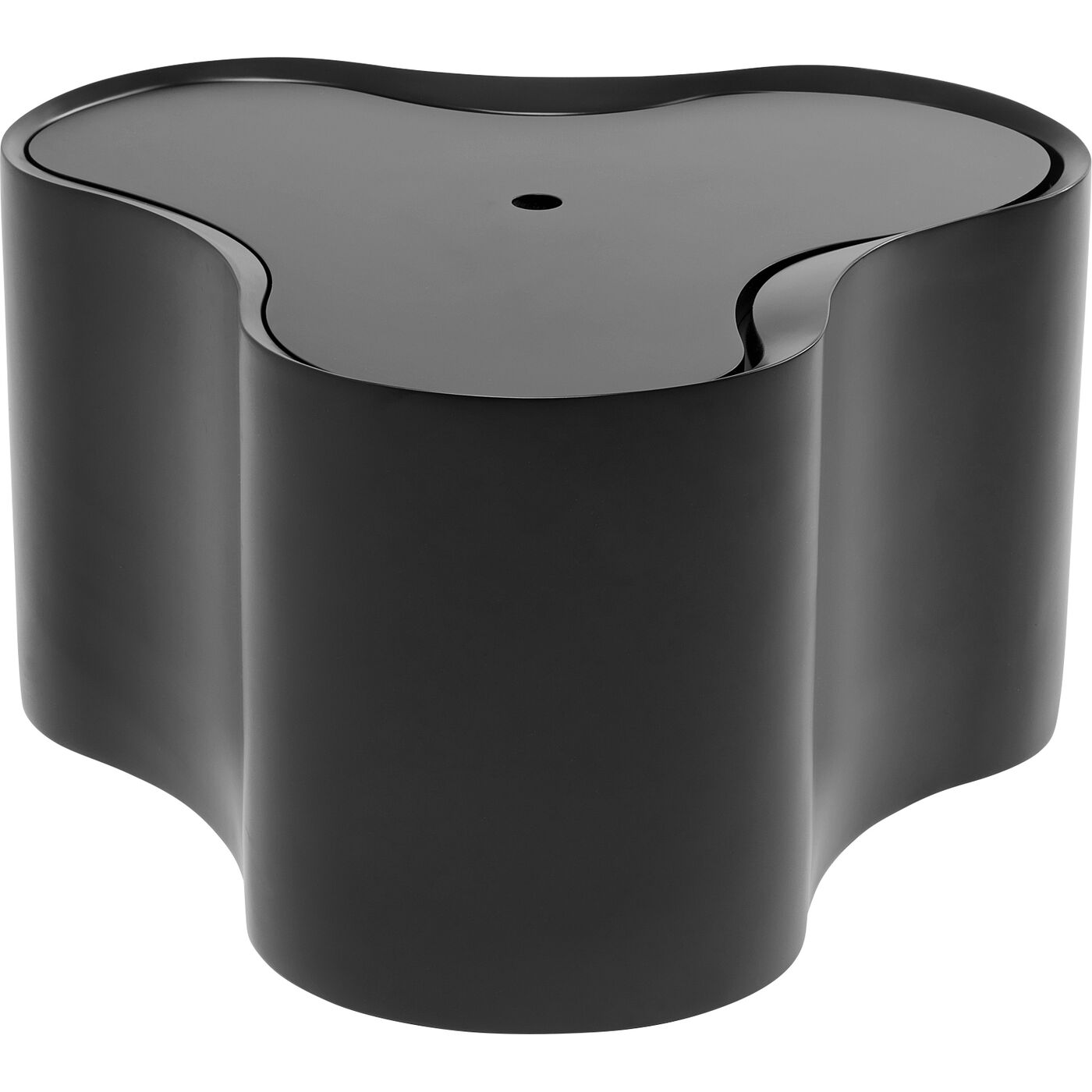 Стол приставной KARE x Karim Rashid Lotus Black 35 см
