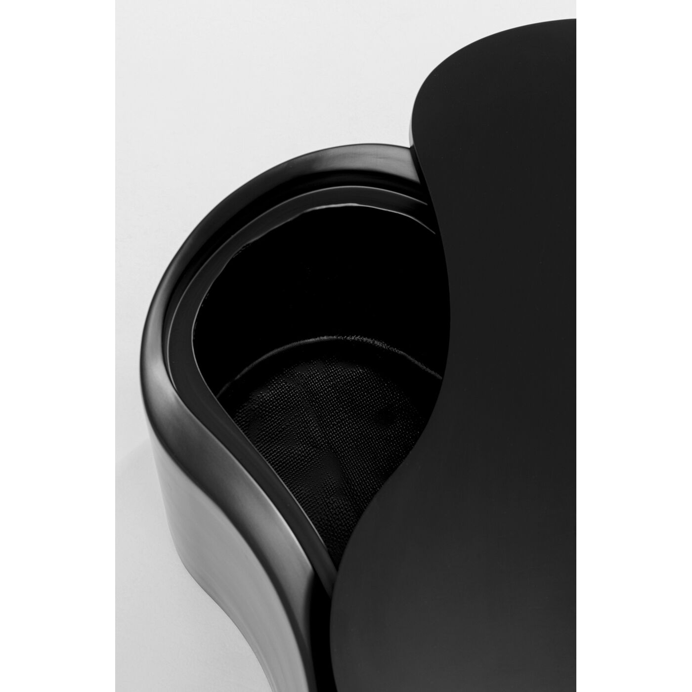 Стол приставной KARE x Karim Rashid Lotus Black 35 см