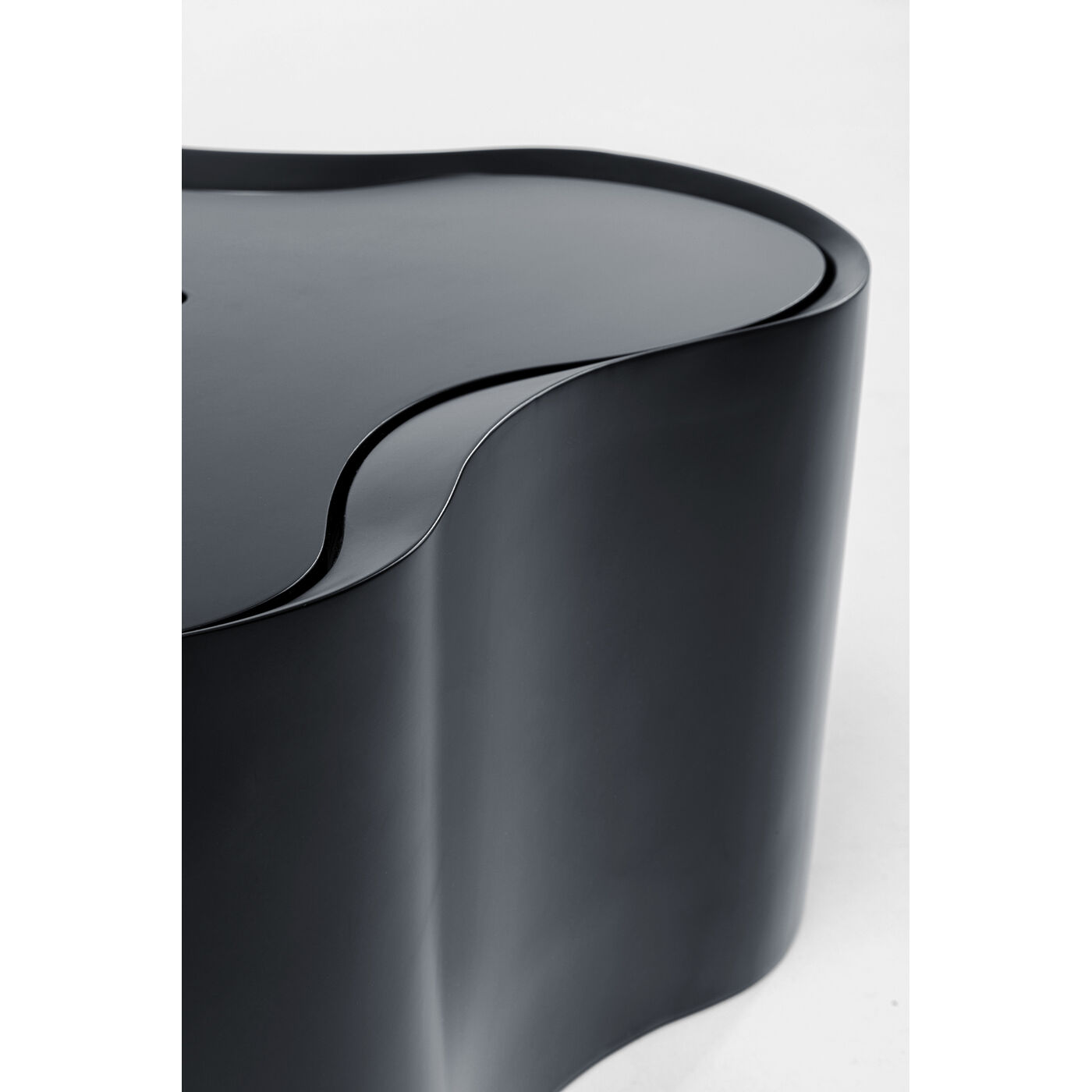 Стол приставной KARE x Karim Rashid Lotus Black 30 см
