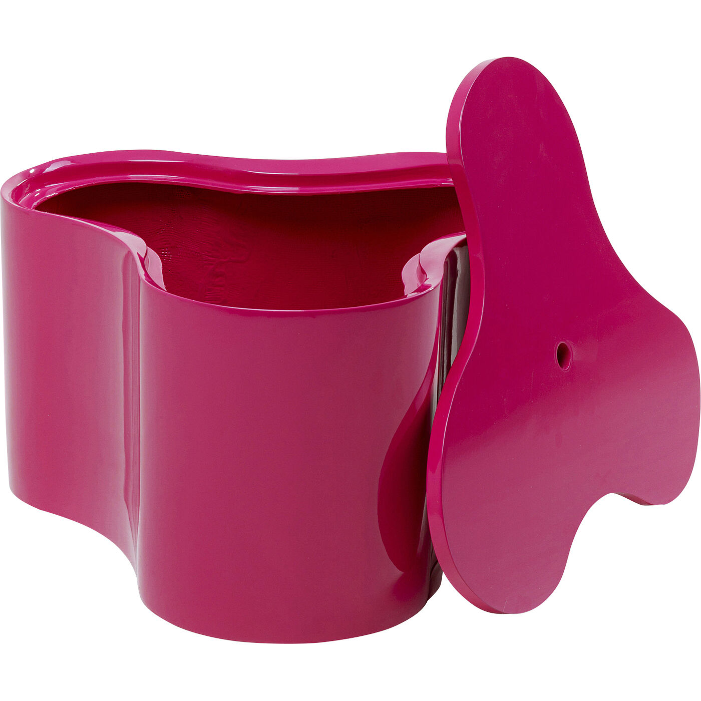 Стол приставной KARE x Karim Rashid Lotus Pink 30 см