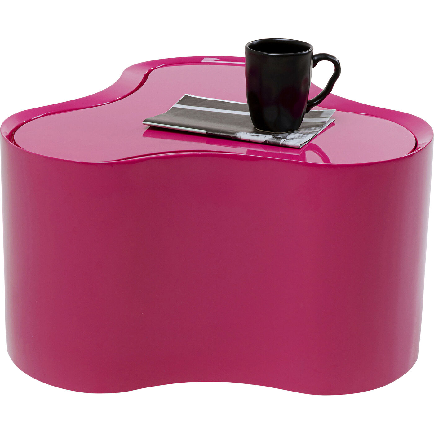 Стол приставной KARE x Karim Rashid Lotus Pink 30 см