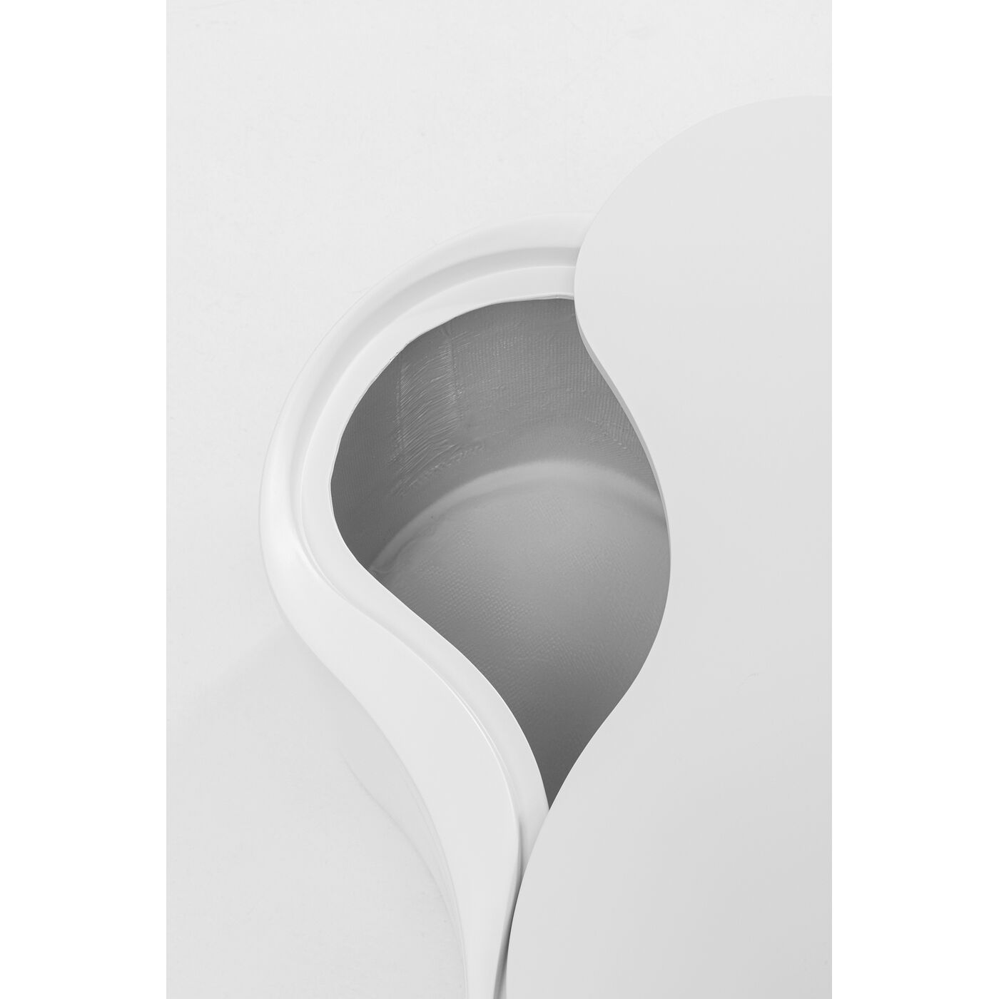 Стол приставной KARE x Karim Rashid Lotus White 35 см